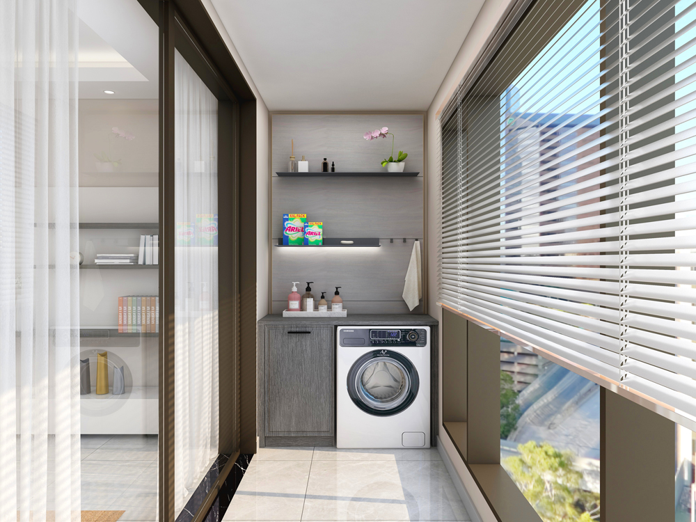 生活陽臺背景墻