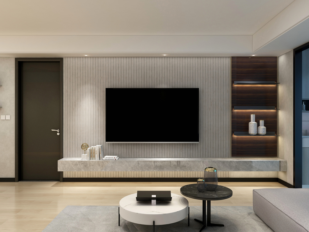 客廳電視背景墻