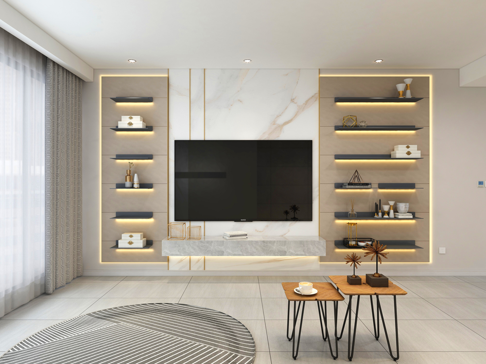 客廳電視背景墻