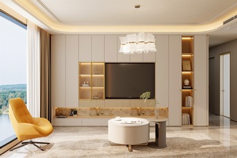 【臻選家裝樣板間】尋逸+丨質(zhì)感輕奢·透光石與木紋的巧妙碰撞