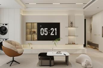 【臻選家裝樣板間】芙芮+丨現(xiàn)代極簡(jiǎn)·三代同堂共享純凈白色系空間