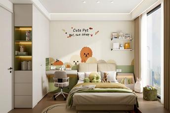 【臻選家裝樣板間】未來(lái)派+米多琦丨森系奶油色專(zhuān)屬小天地